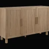 Best Bouclair 3 Door Wood Veneer Buffet