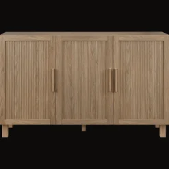 Best Bouclair 3 Door Wood Veneer Buffet