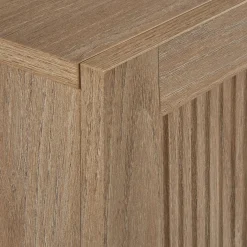 Best Bouclair 3 Door Wood Veneer Buffet