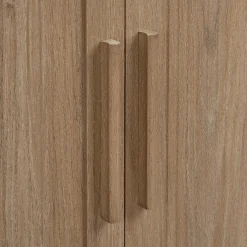 Best Bouclair 3 Door Wood Veneer Buffet