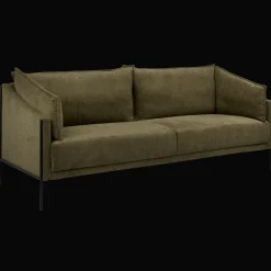 Online Bouclair 3 Seat Green Sofa
