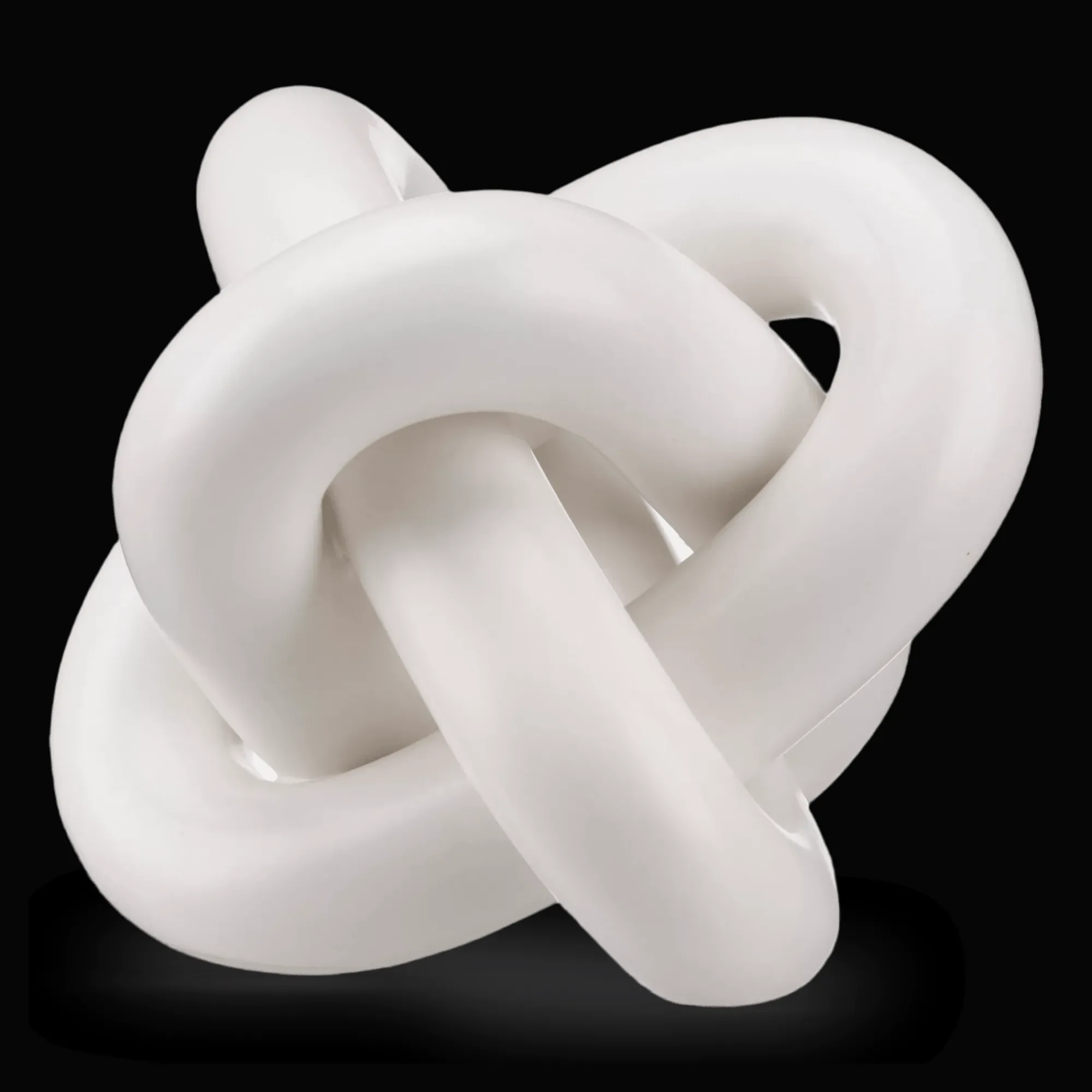 Online Bouclair Abstract Knotted Ceramic Decorative Object