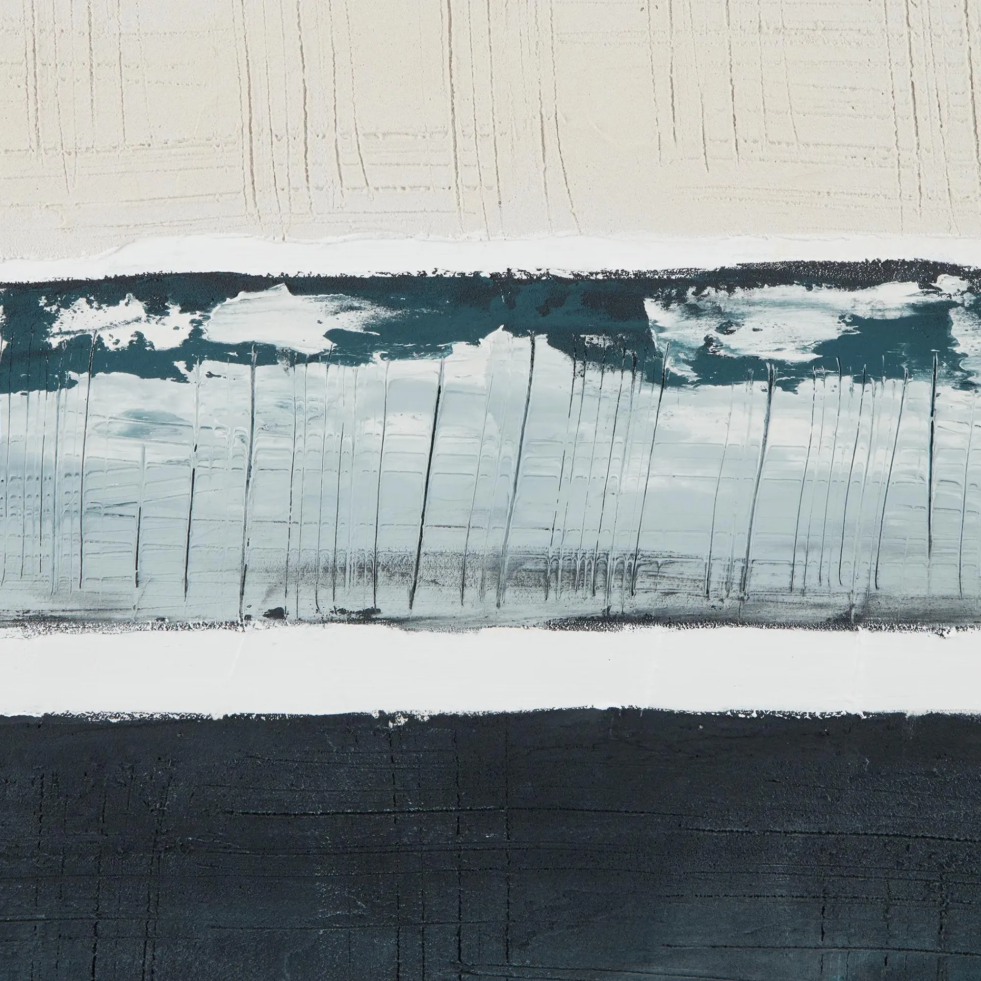 Bouclair Abstract Oil Painted Canvas