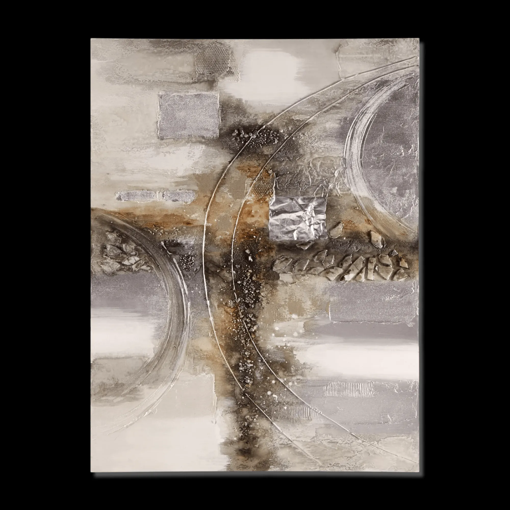 Outlet Bouclair Abstract Oil Painting Canvas