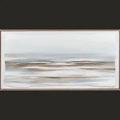 Online Bouclair Abstract Shore Framed Art
