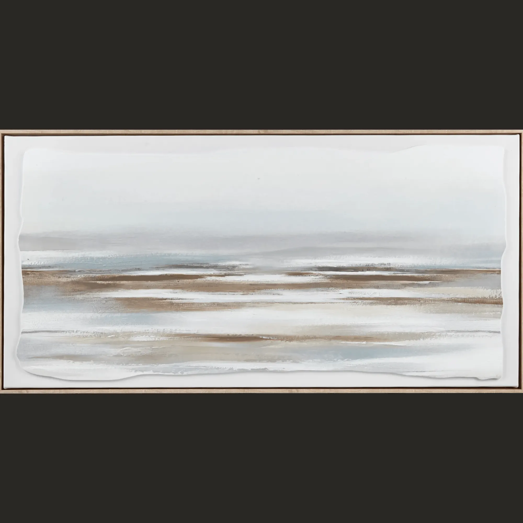 Online Bouclair Abstract Shore Framed Art