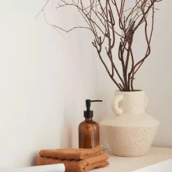 Online Bouclair Amber Glass Soap Dispenser