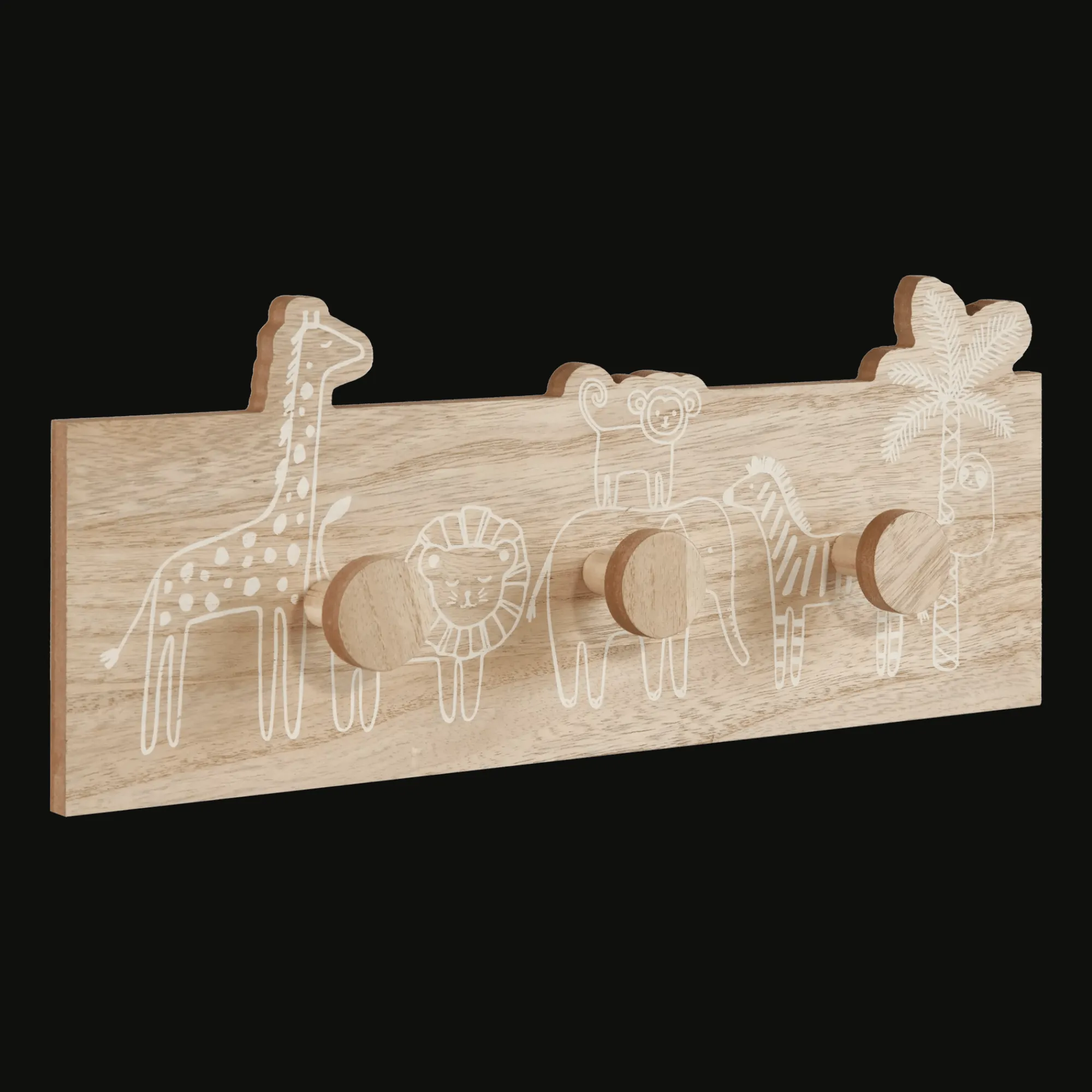 Best Bouclair Animal Theme 3 Wall Hooks