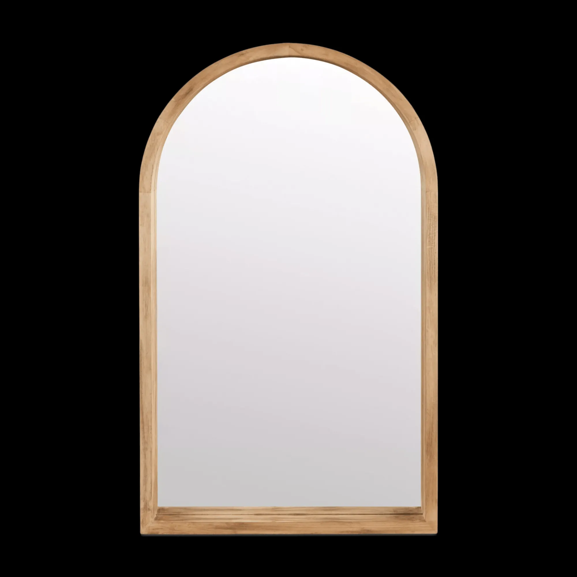 Clearance Bouclair Arched Barn Wood Mirror