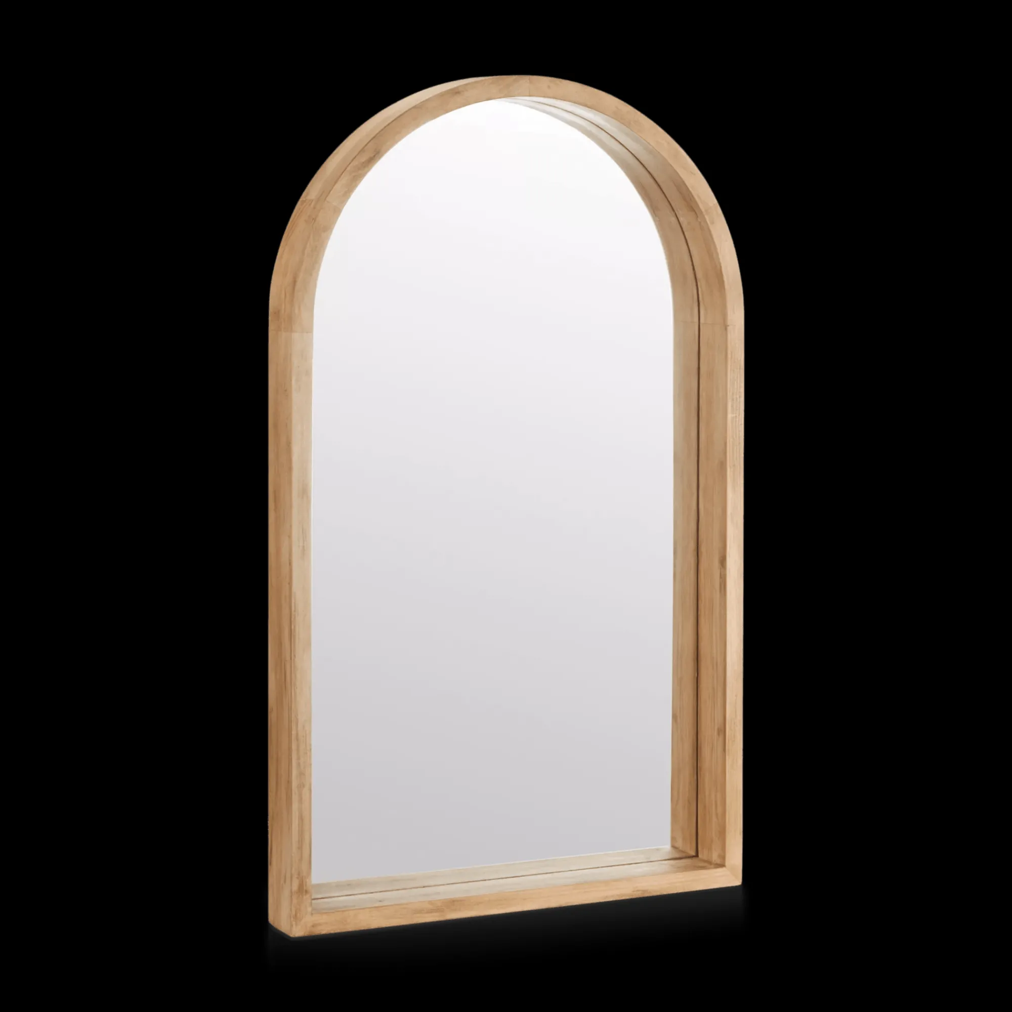 Clearance Bouclair Arched Barn Wood Mirror