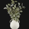 Sale Bouclair Aritificial Eucalyptus Plant in Ceramic Pot