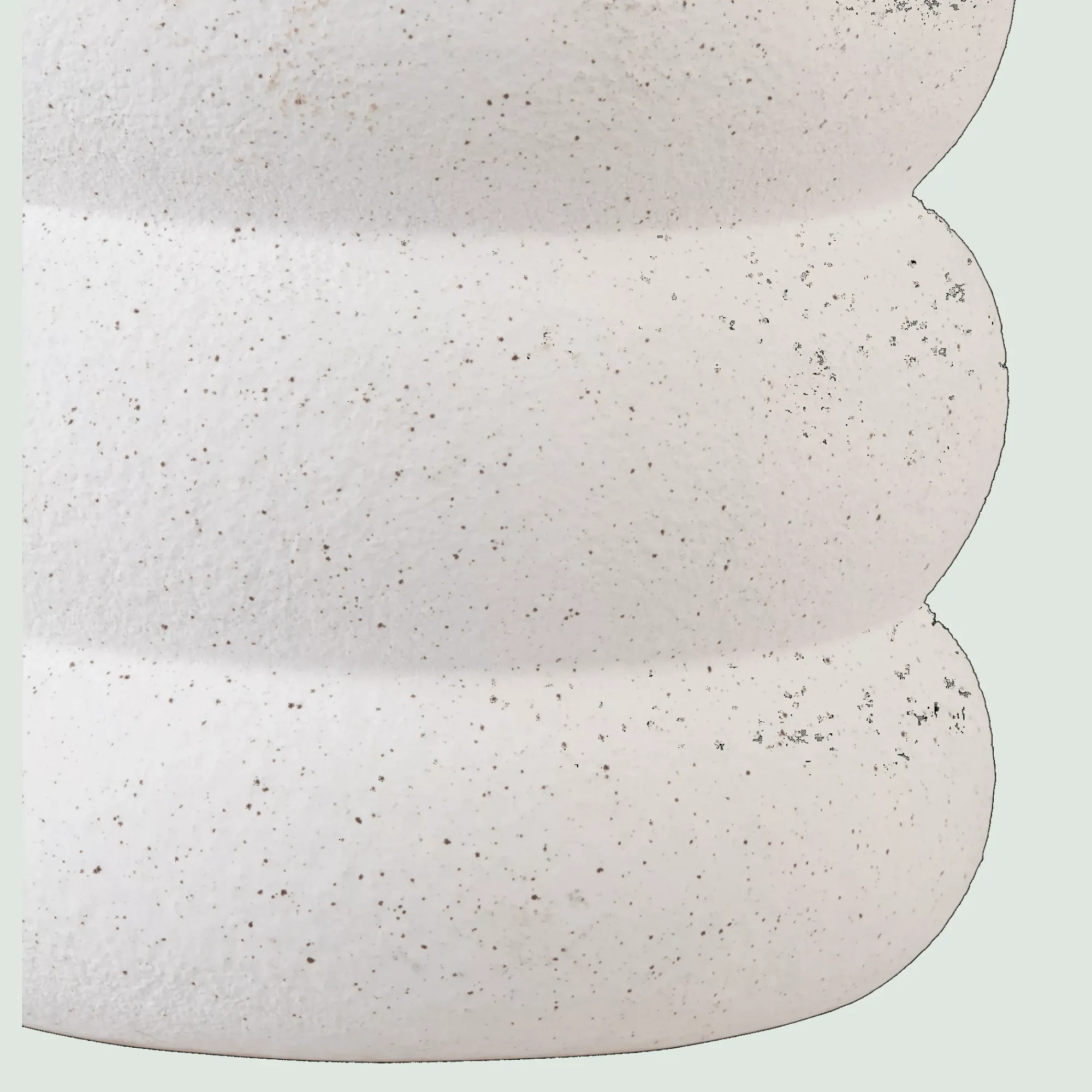 New Bouclair Artificial Cast-Iron Plant in White Speckled Pot