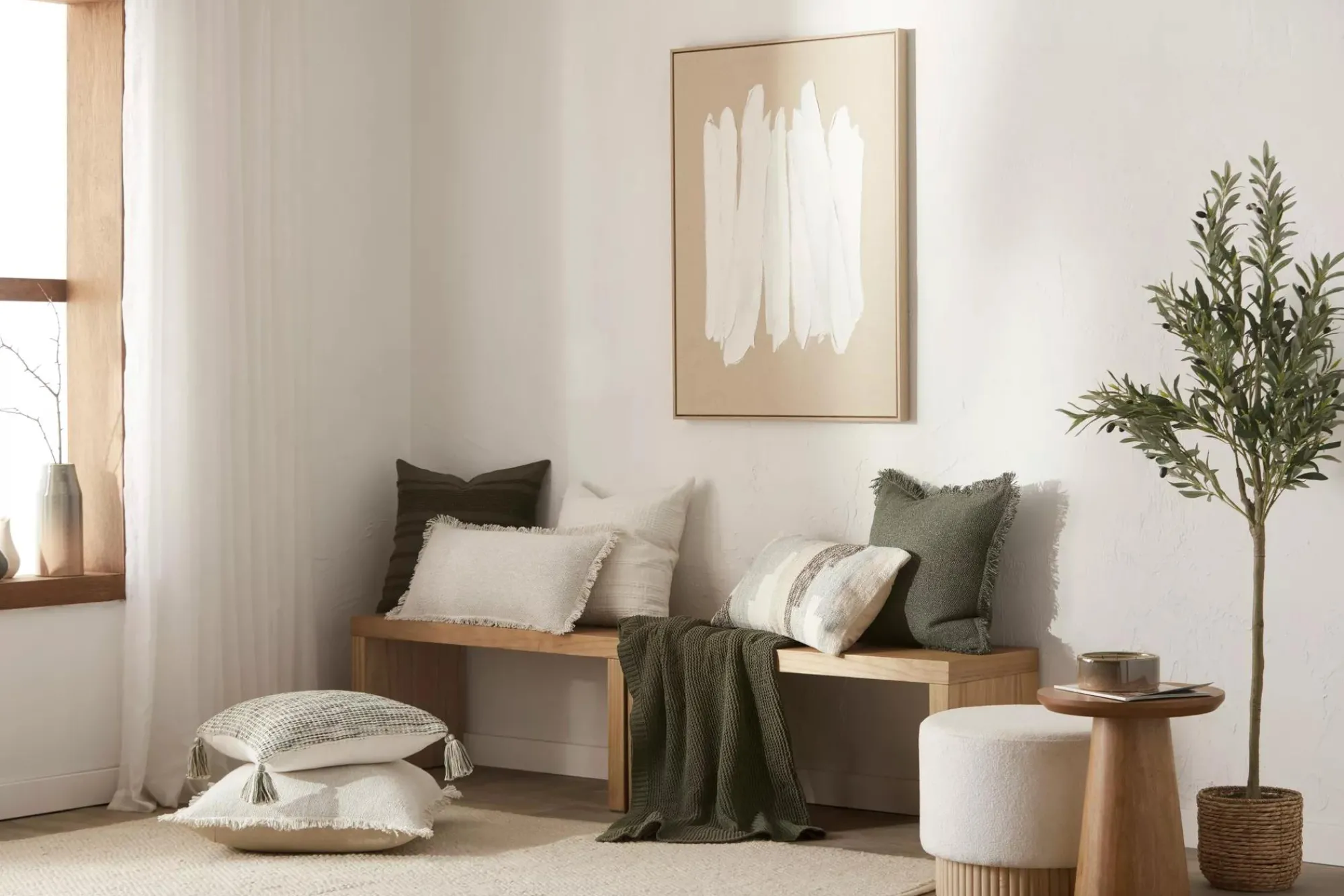 Bouclair Artificial Olive Tree in Basket