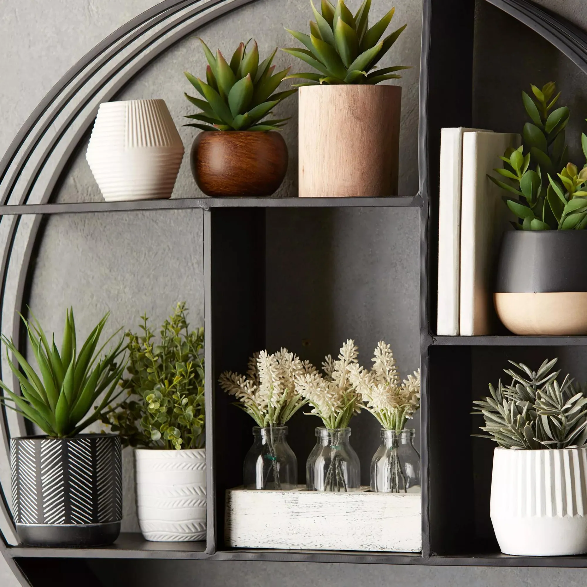 Hot Bouclair Artificial Plant in Colour-Block Pot