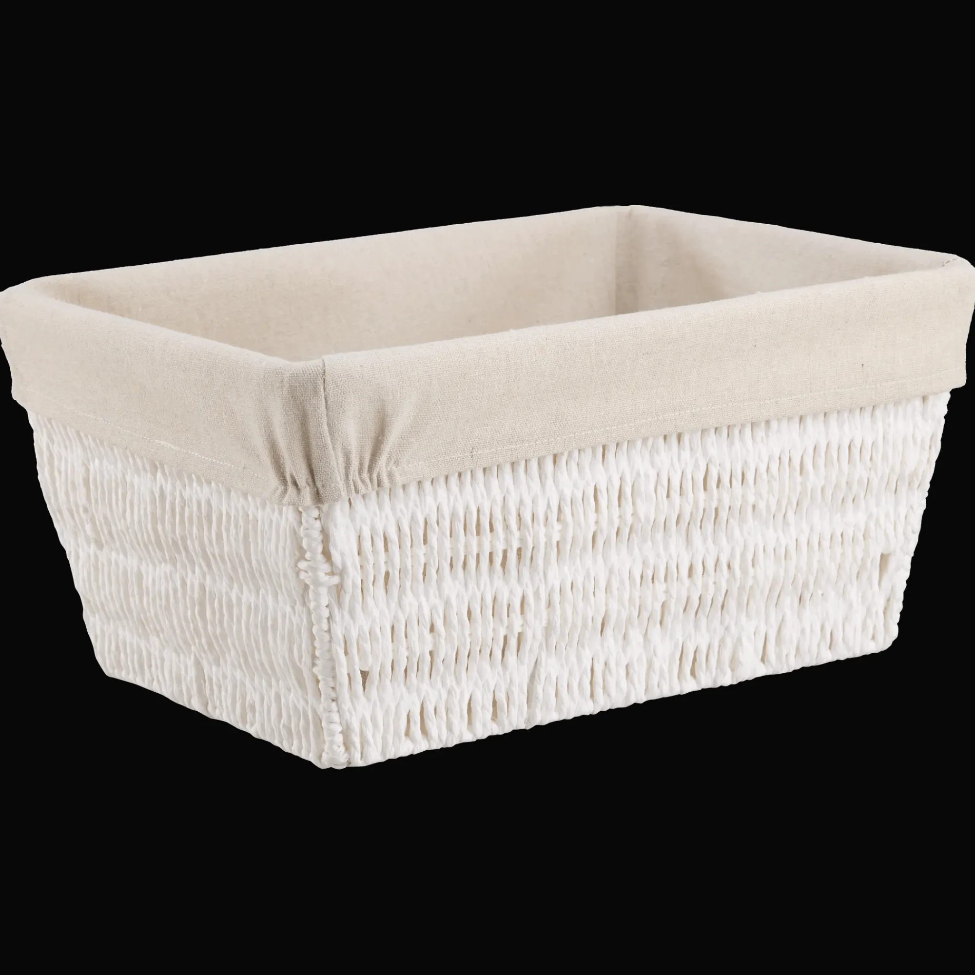 New Bouclair Basket With Linen Lining