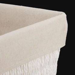 New Bouclair Basket With Linen Lining