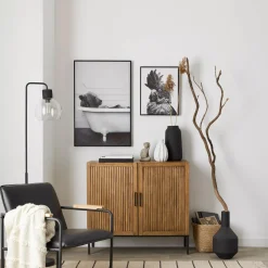 Outlet Bouclair Bear in Bathtub Printed Framed Canvas