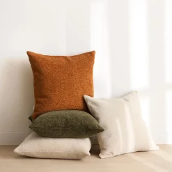 New Bouclair Beige Ansley Decorative Pillow