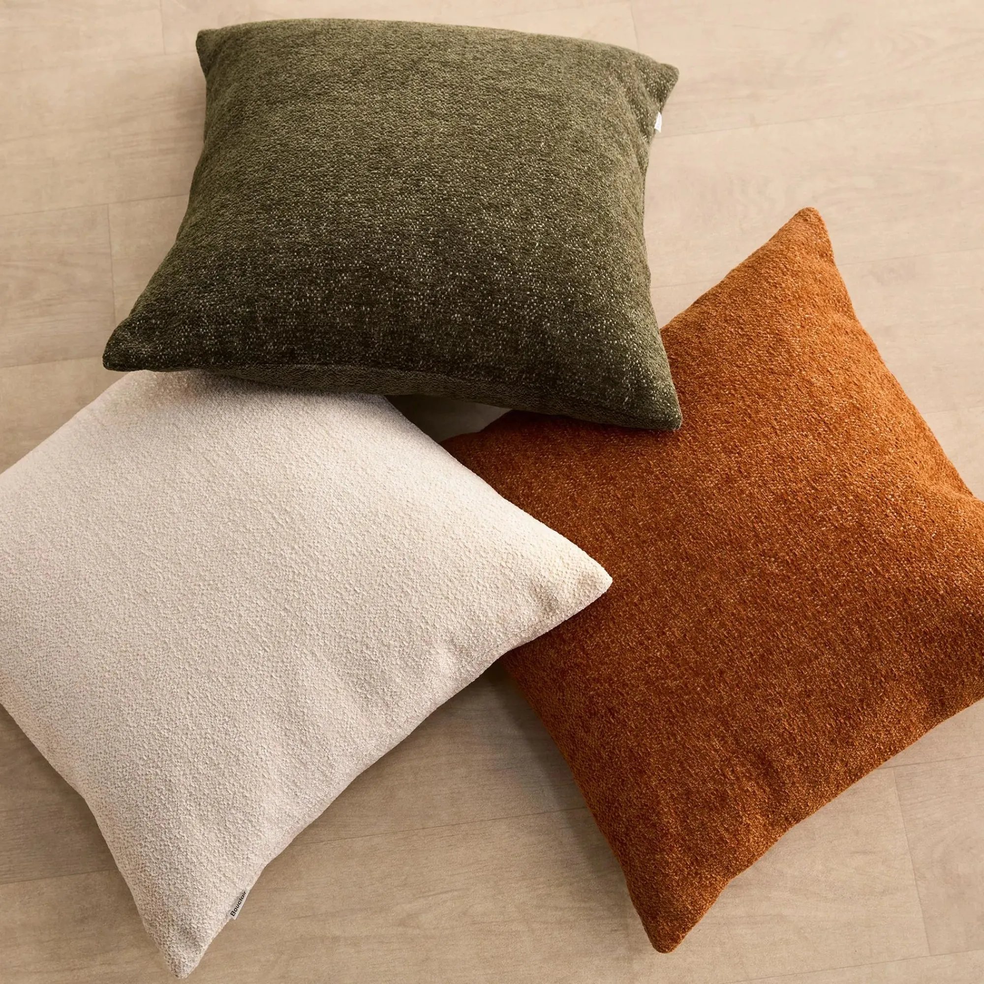 New Bouclair Beige Ansley Decorative Pillow