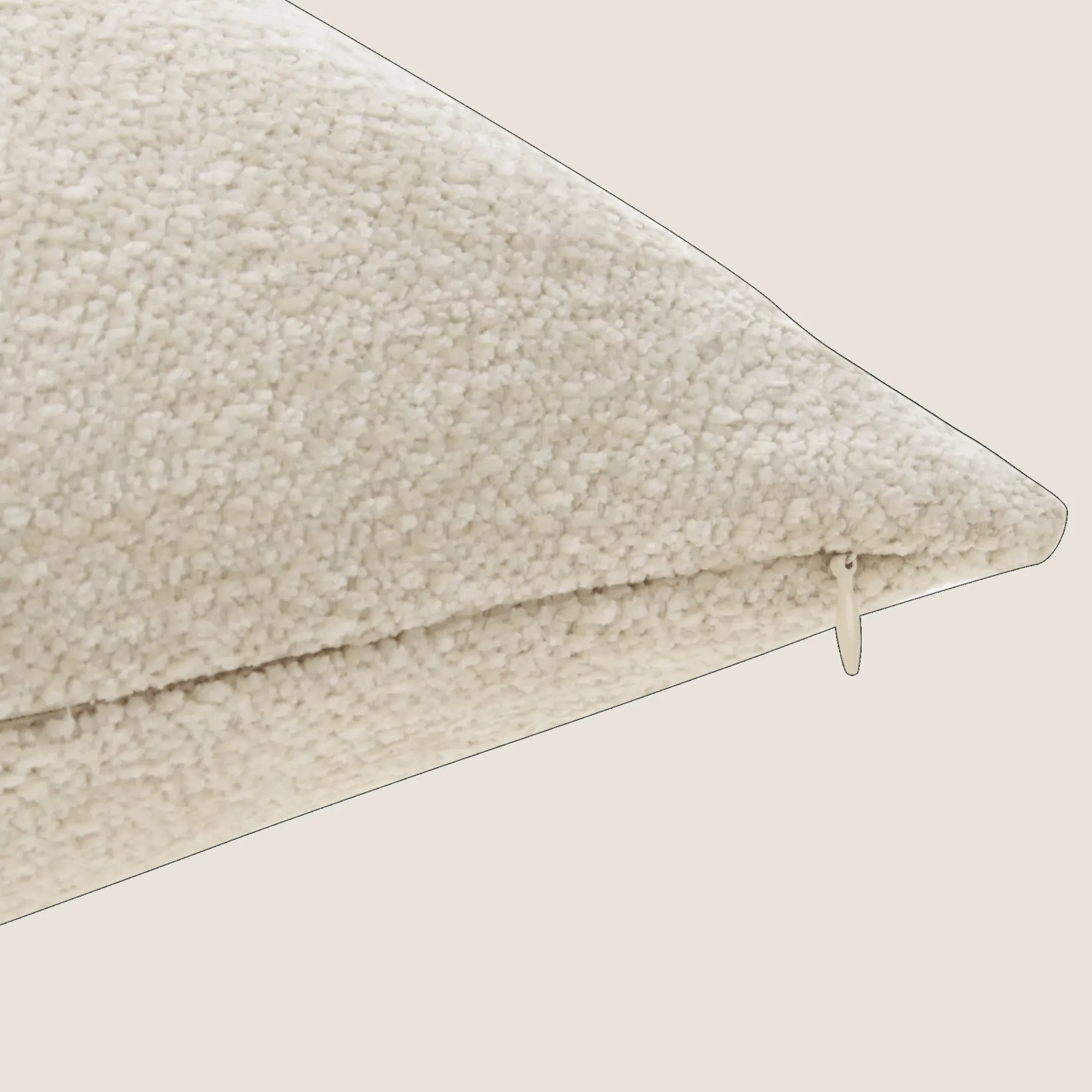 New Bouclair Beige Ansley Decorative Pillow