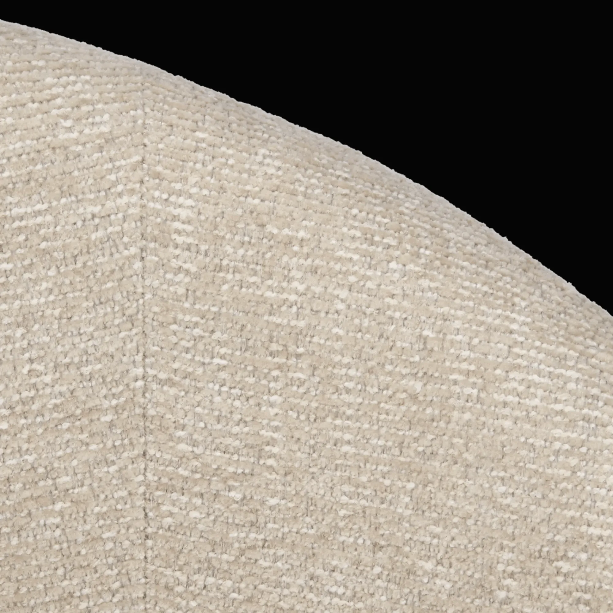 Best Bouclair Beige Fabric and Metal Dining Chair