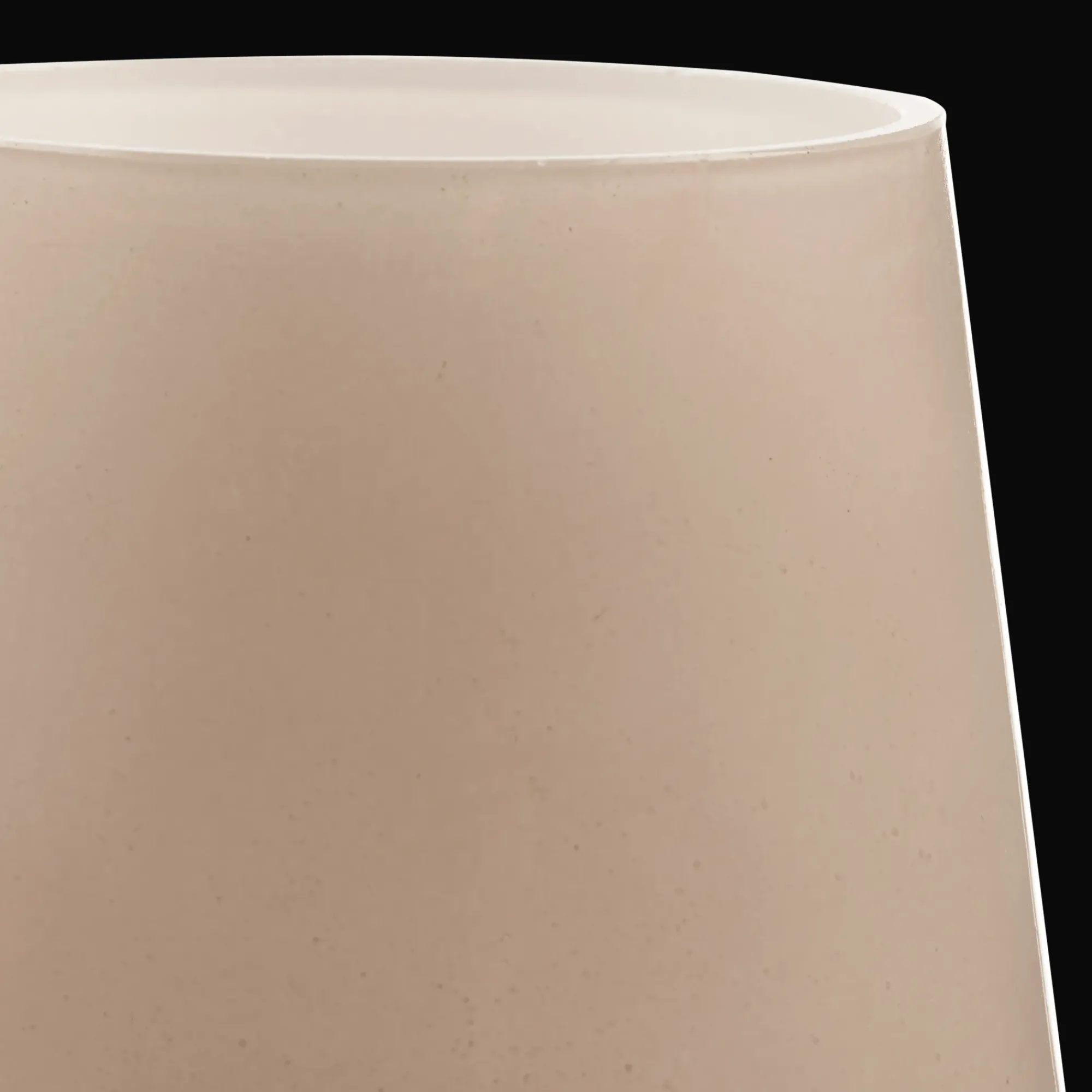 Clearance Bouclair Beige Glass Table Lamp