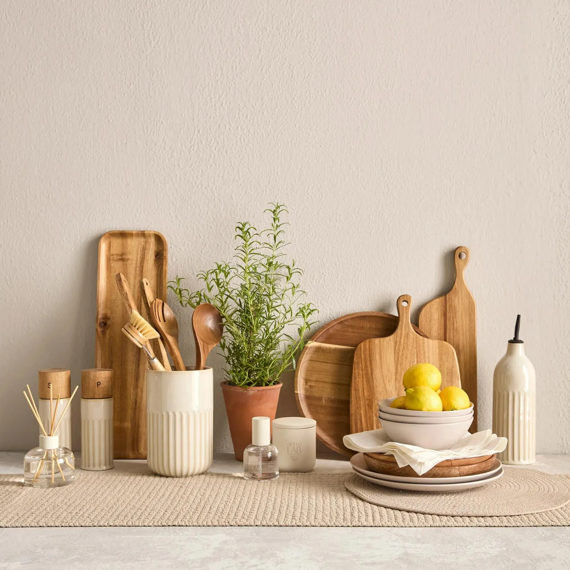 Sale Bouclair Beige Salt Grinder