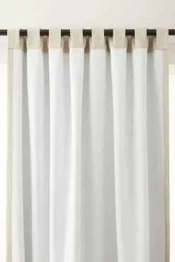 Clearance Bouclair Beige Taha Rod Pocket Back Tab Blackout Curtain