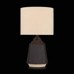 Best Bouclair Black And White Ceramic Table Lamp