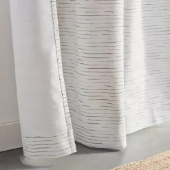 Hot Bouclair Black And White Dayni Blackout Back-Tab Curtain