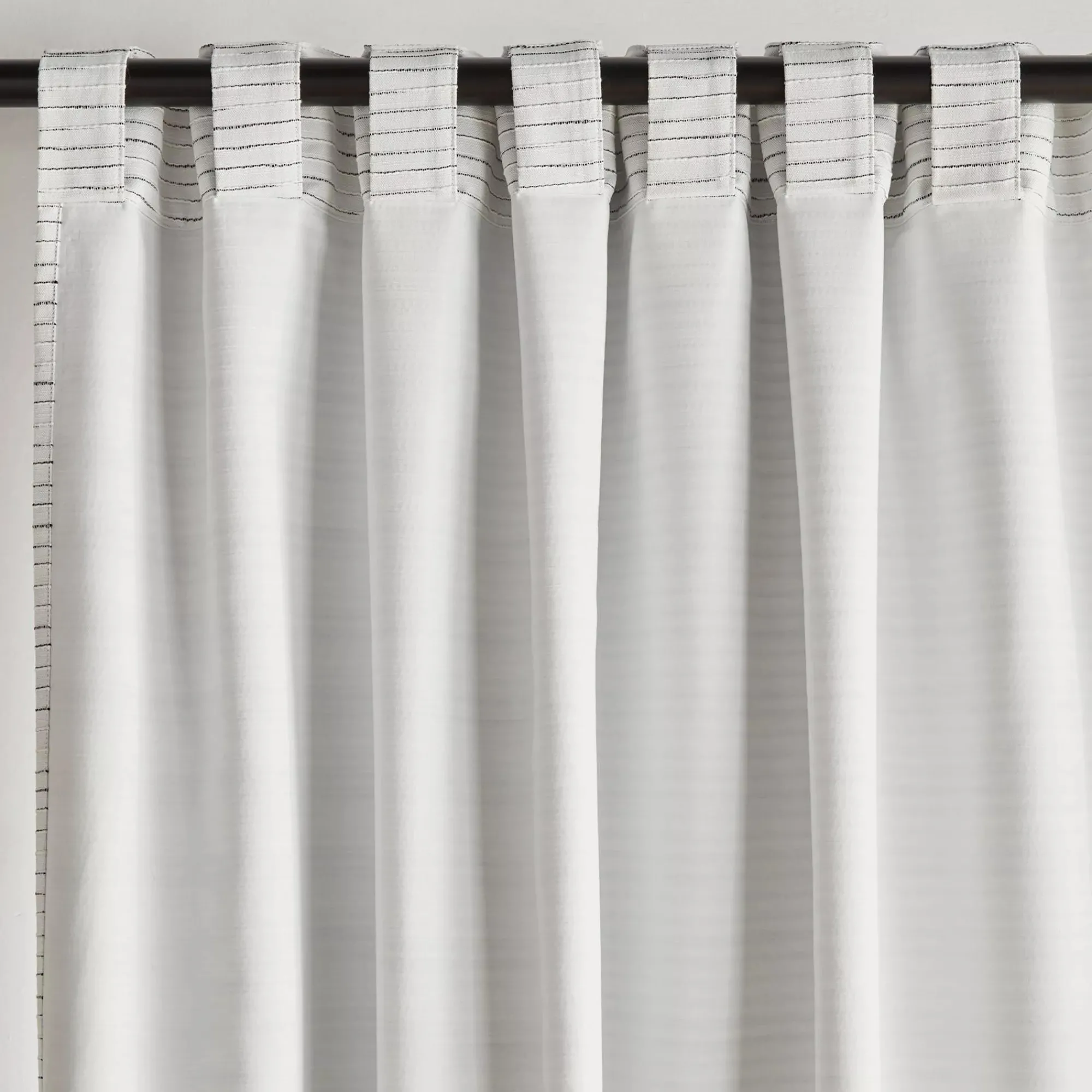 Hot Bouclair Black And White Dayni Blackout Back-Tab Curtain