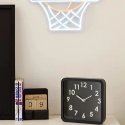 Best Bouclair Black And White Square Clock