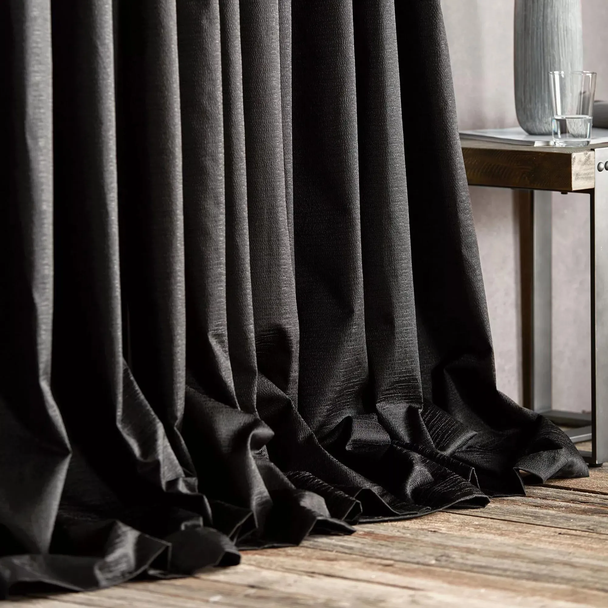 Sale Bouclair Black Artemesia Blackout Curtain