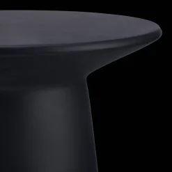 Online Bouclair Black Cement Hourglass Side Table