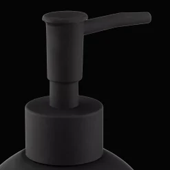 Online Bouclair Black Ceramic Soap Engraved Dispenser