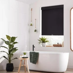 Hot Bouclair Black Chita Cordless Blackout Roller Shade