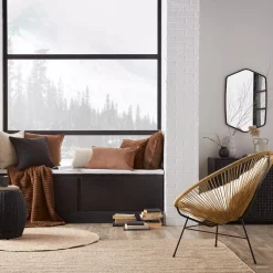 Online Bouclair Black Clifford Decorative Pillow