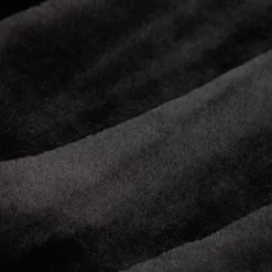 Bouclair Black Cougar Faux Fur Throw