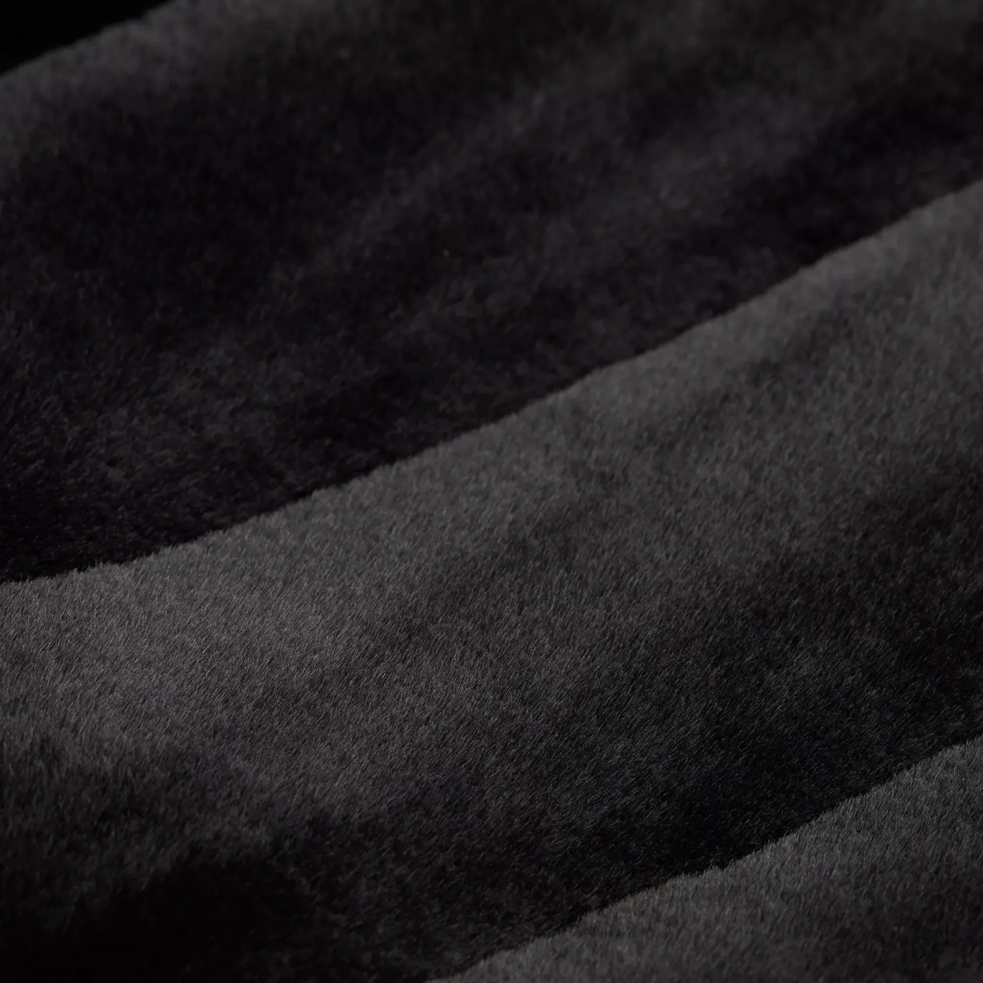 Bouclair Black Cougar Faux Fur Throw