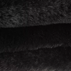 Bouclair Black Cougar Faux Fur Throw