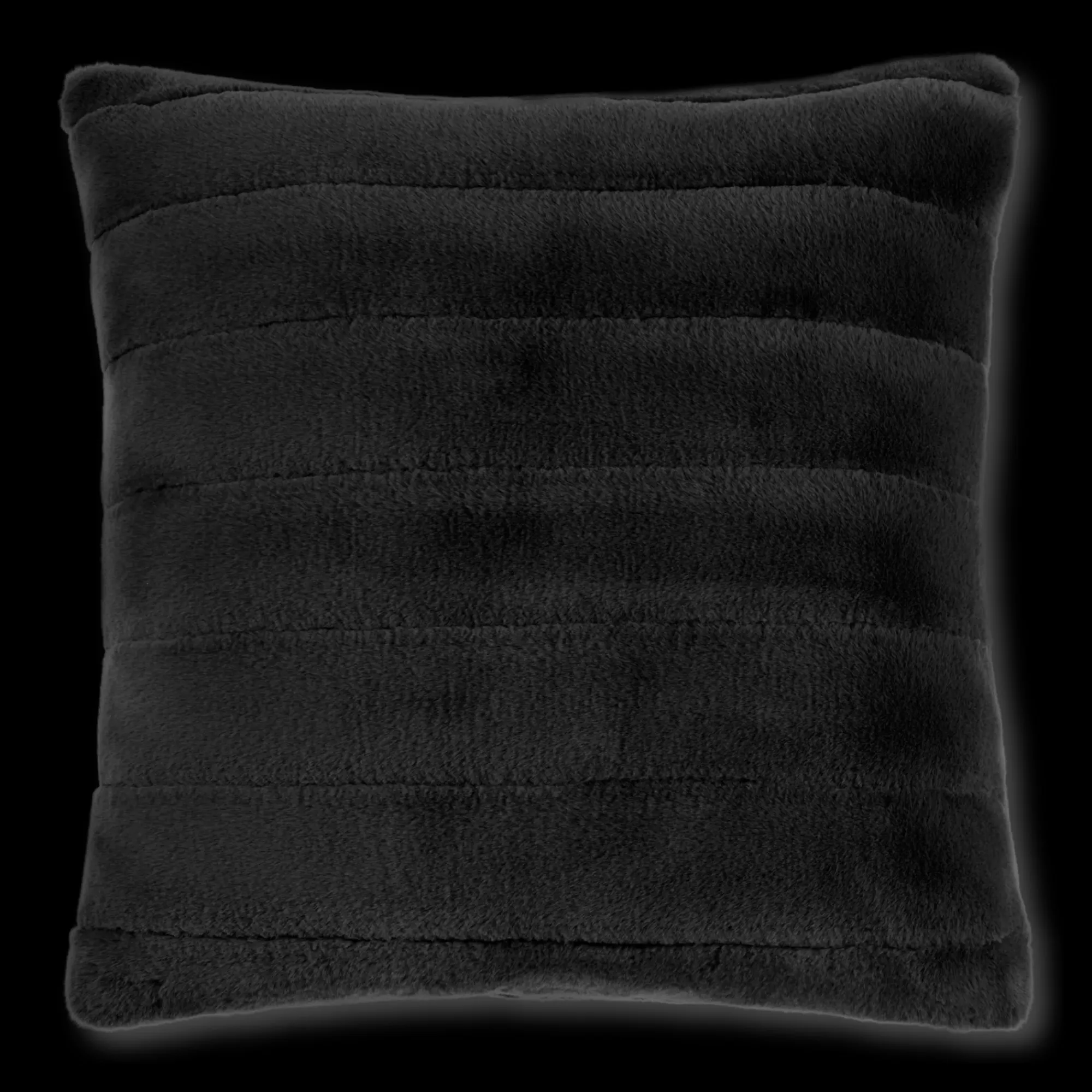 Best Bouclair Black Cougar Faux Fur Throw Pillow