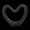 Online Bouclair Black Decorative Ceramic Heart
