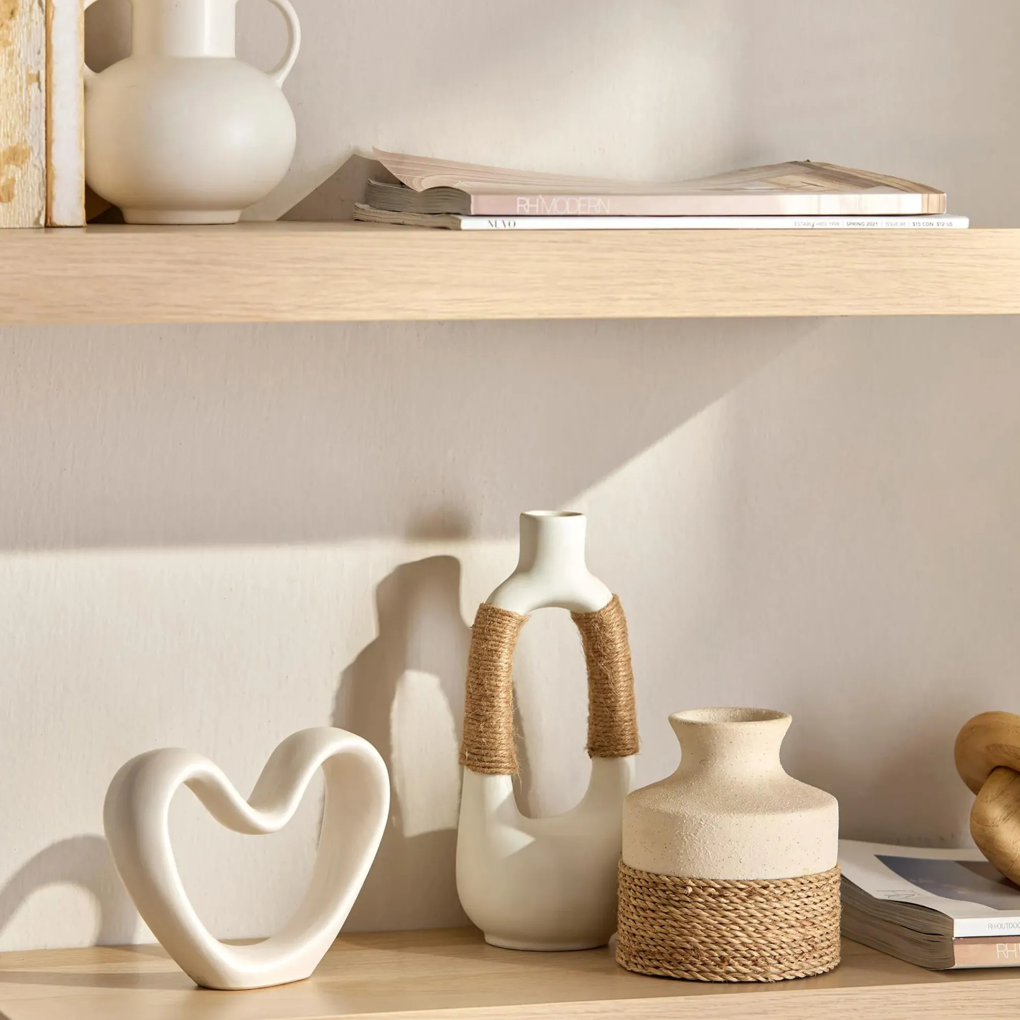 Online Bouclair Black Decorative Ceramic Heart