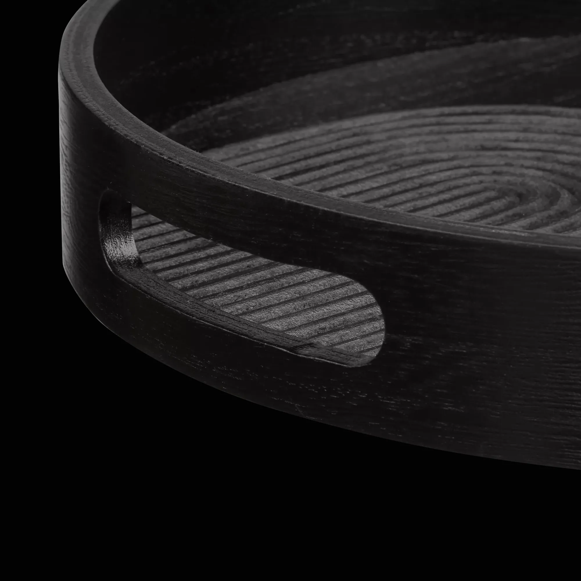 Online Bouclair Black Engraved Tray