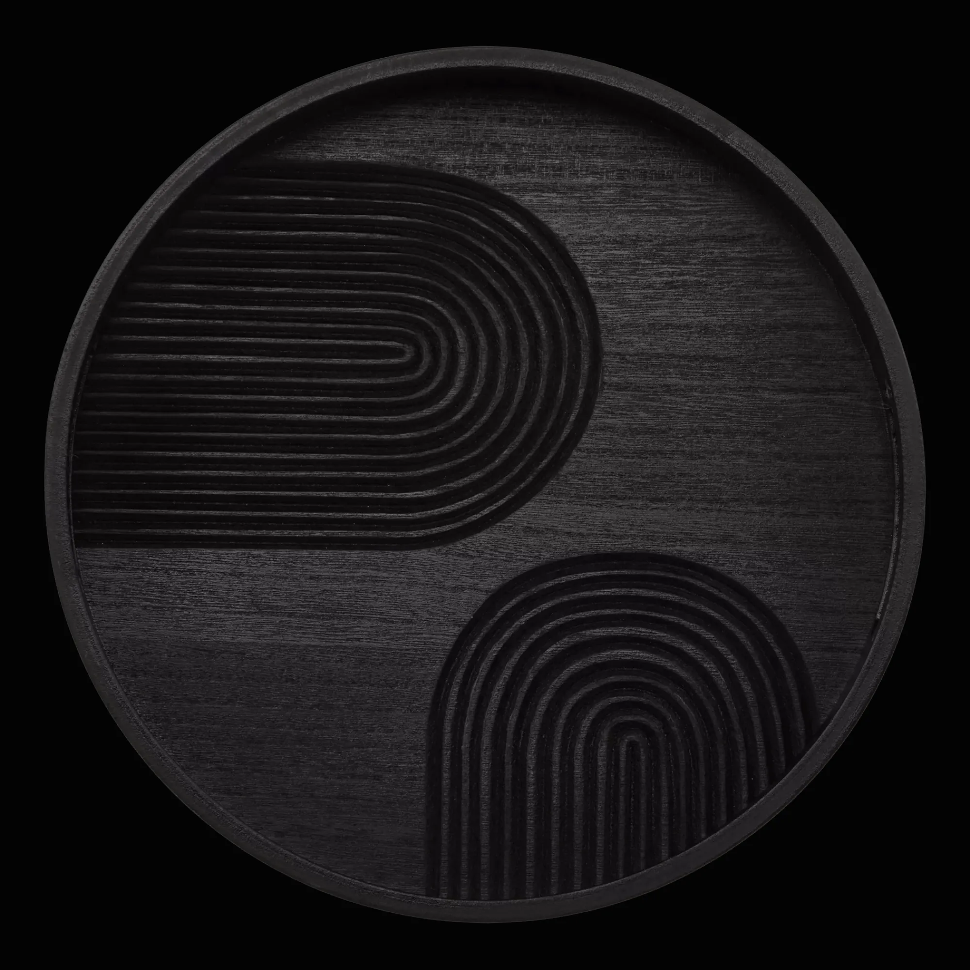 Online Bouclair Black Engraved Tray