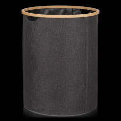 Online Bouclair Black Hamper with Bamboo Ring