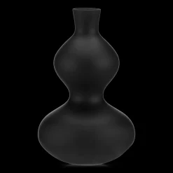 Outlet Bouclair Black Hourglass Bubble Vase