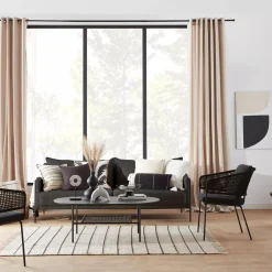 Outlet Bouclair Black Hourglass Bubble Vase