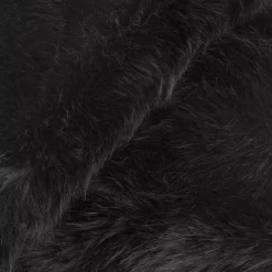 Hot Bouclair Black Logan Faux Fur Throw