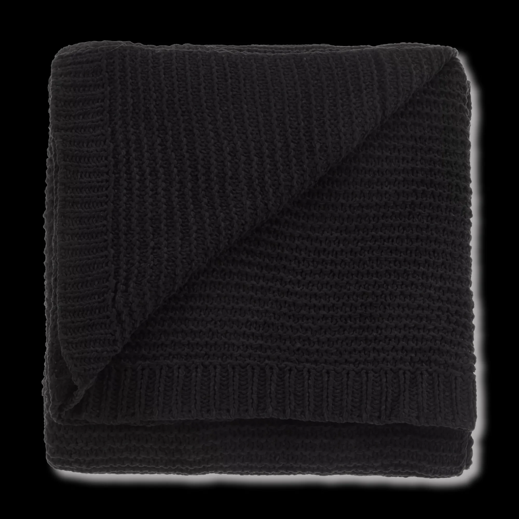 Best Bouclair Black Lonny Woven Throw